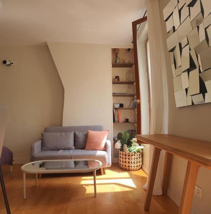 Studio Calme Et Ensoleille Entierement Renove Paříž Exteriér fotografie